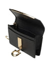 Gancini Calfskin Card Wallet Black - SALVATORE FERRAGAMO - BALAAN 5