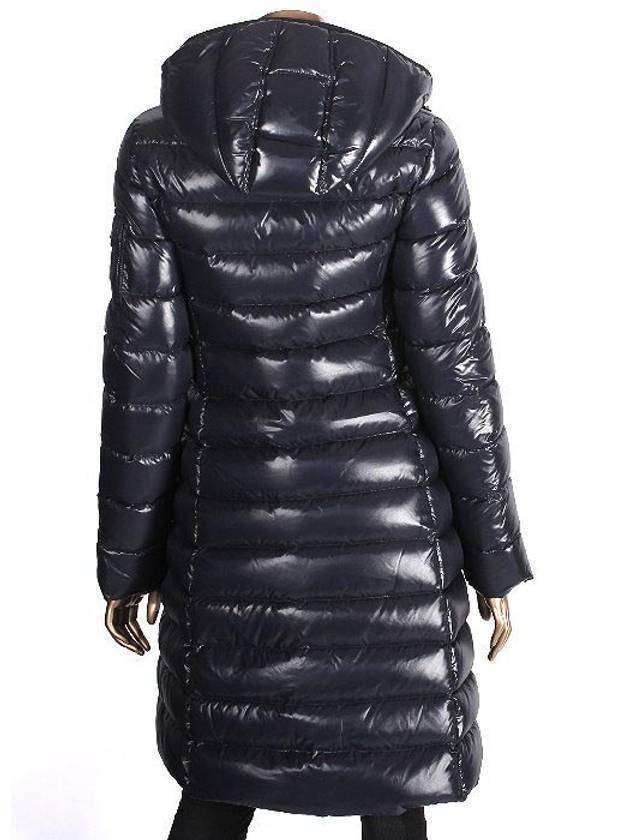 1C51300 68950 742 MOKA Glossy Navy Long Padding - MONCLER - BALAAN 2