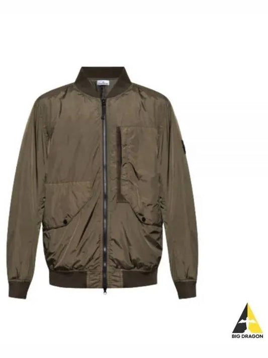 Garment Dyed Crinkle Reps Jacket Khaki - STONE ISLAND - BALAAN 2