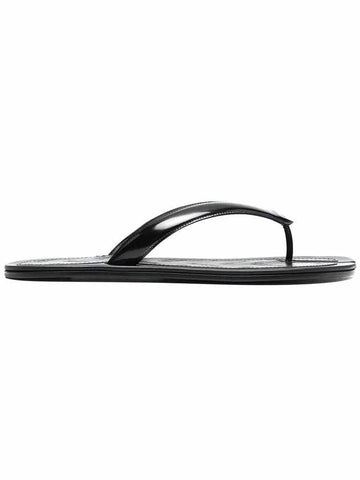 Tabi Leather Flip Flops Black - MAISON MARGIELA - BALAAN 1