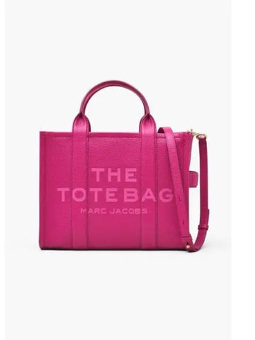 Leather the Medium Tote Lipstick Pink MBBAS24005FCH - MARC JACOBS - BALAAN 1