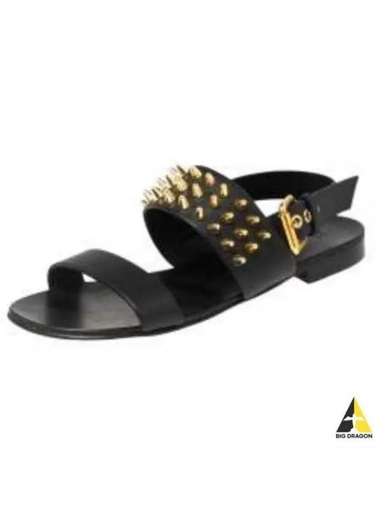 Giuseppe Zanotti EU7066 studded strap sandals black 002 - GIUSEPPE ZANOTTI - BALAAN 1