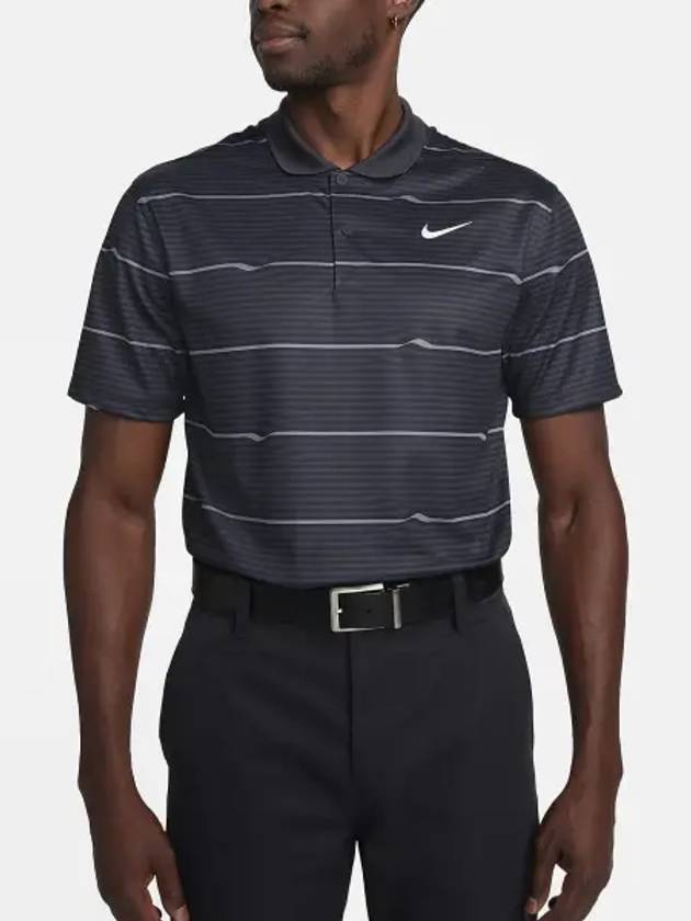 Golf Shoes Men's Golf Dry Fit Victory Ripple Polo FD5829 010 M NK DF VICTORY POLO RIPPLE - NIKE - BALAAN 2