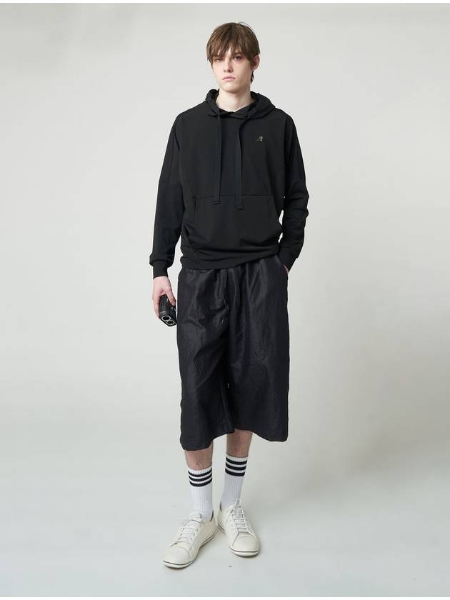 Light Pullover Hoodie Black - ATHPLATFORM - BALAAN 5