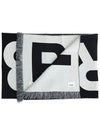 Big Logo Scarf Black - BURBERRY - BALAAN 3