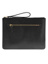 Revival Leather Clutch Bag Black - SALVATORE FERRAGAMO - BALAAN 3