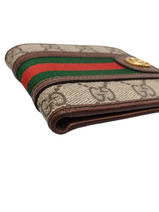 597606 GG logo Ophidia half wallet - GUCCI - BALAAN 4