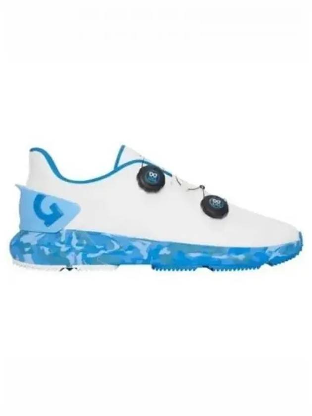 Men's G Drive Perforated TPU Camo Spikeless White Blue - G/FORE - BALAAN 2