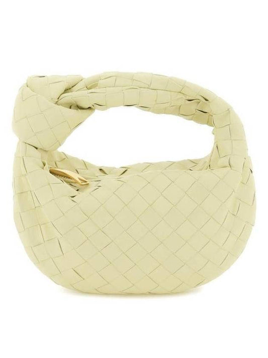 Jodie Intrecciato Small Tote Bag Ice Cream - BOTTEGA VENETA - BALAAN 1