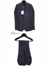 Striped Slim Fit Suit Navy - GIVENCHY - BALAAN 6