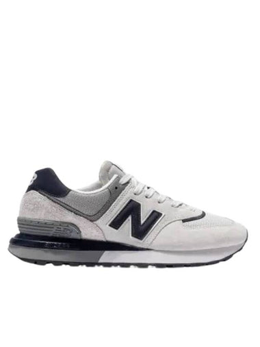 574 Legacy Low Top Sneakers White Navy - NEW BALANCE - BALAAN 1