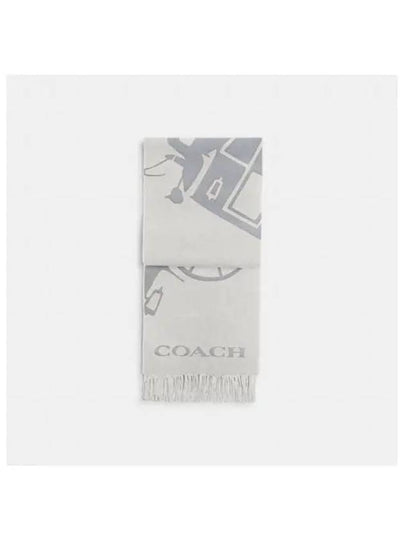 Hose and Carriage Cashmere Muffler CU826 CHK - COACH - BALAAN 2