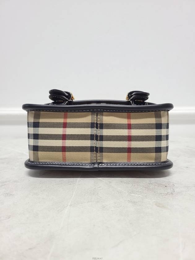 Used luxury goods Lewis It Vintage check cotton archive crossbody bag - BURBERRY - BALAAN 6