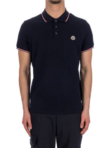 logo patch polo shirt - MONCLER - BALAAN 1