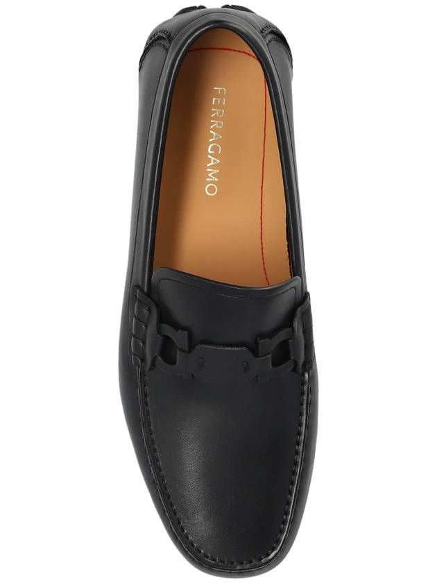 FERRAGAMO Leather Shoes Byte, Men's, Black - SALVATORE FERRAGAMO - BALAAN 6