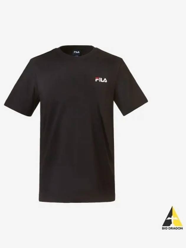 Uni Essential Linear T Shirt BLK - FILA - BALAAN 1