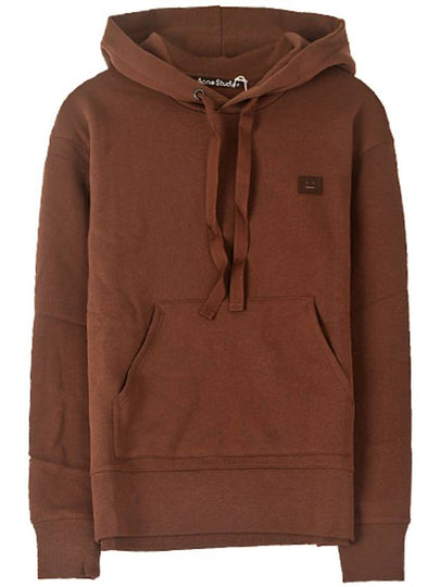 Ferris Face Patch Hoodie Brown - ACNE STUDIOS - BALAAN 2