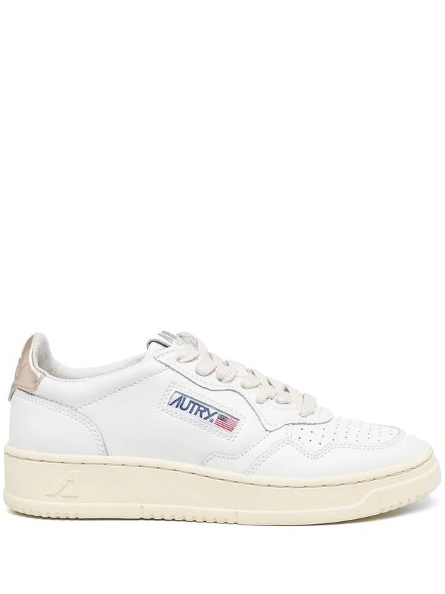 Medalist Goatskin Low Top Sneakers Gold White - AUTRY - BALAAN 2