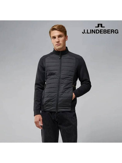 Men's Kenny Hybrid Padded Jacket Black - J.LINDEBERG - BALAAN 2