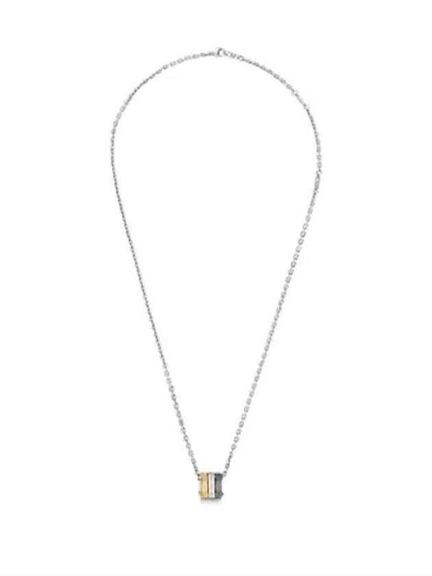 Monogram Bold Necklace Gold Silver - LOUIS VUITTON - BALAAN 4