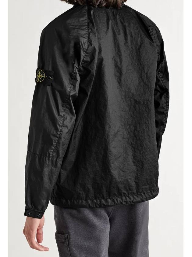 Membrana Zipper Bomber Jacket Black - STONE ISLAND - BALAAN 6