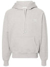 Alexandre Mattiussi Logo Print Hoodie Grey - AMI - BALAAN 2