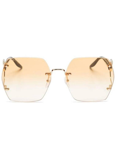 Double G Geometric Frame Sunglasses GG1562S - GUCCI - BALAAN 1