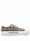 Vintage Check Cotton Sneakers Archive Beige - BURBERRY - BALAAN 2