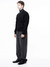 Men s M243TP07BK Dense Cable V neck Knit Black - CHANCE'S NOI - BALAAN 6