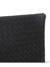 Intrecciato Clutch Bag Black - BOTTEGA VENETA - BALAAN 7