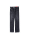 Men's 1955 D-Rekiv 0ckah Straight Jeans Black - DIESEL - BALAAN 9