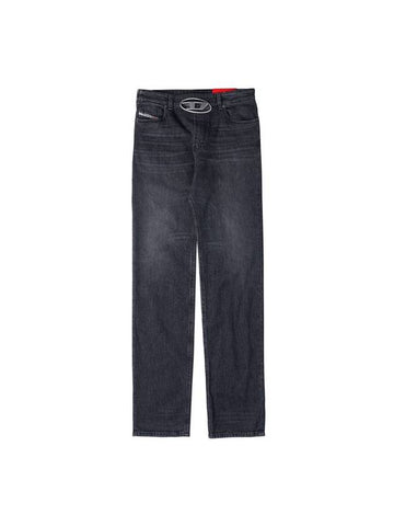 Men's 1955 D-Rekiv 0ckah Straight Jeans Black - DIESEL - BALAAN 1