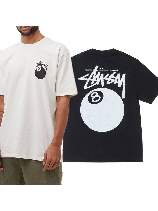 8 ball pigment short sleeve tshirt - STUSSY - BALAAN 1