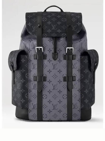 Christopher MM Monogram Eclipse Backpack Grey - LOUIS VUITTON - BALAAN 2