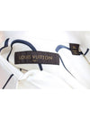 Kim Jones Initial Silk Shirt White XL - LOUIS VUITTON - BALAAN 6