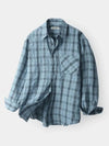 Breed Wrinkle Check Shirt Blue - INDUST - BALAAN 6