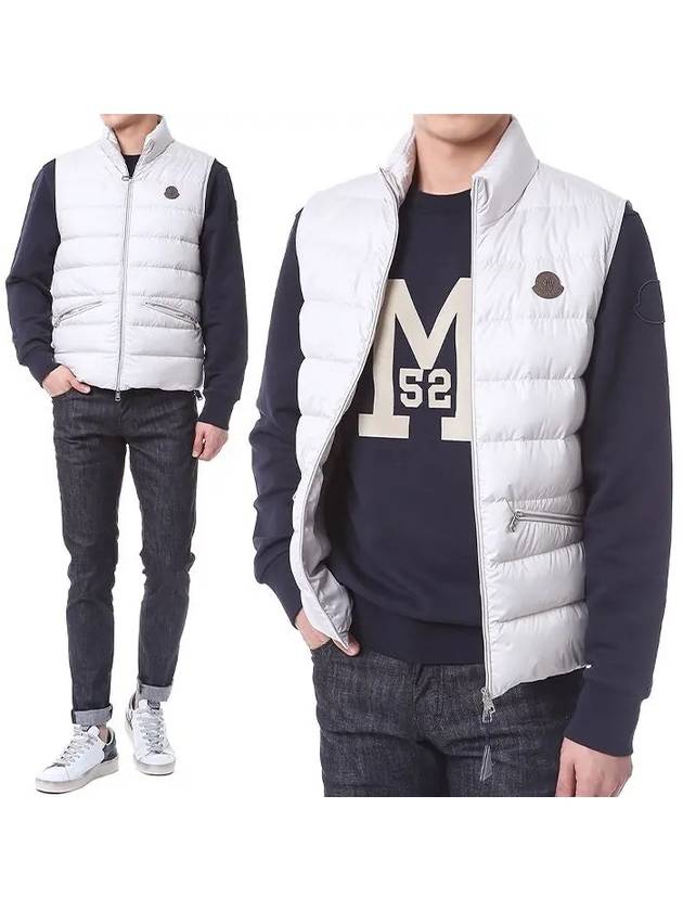 Theompan Logo Down Vest White - MONCLER - BALAAN 2