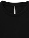 pintuck half t shirt black - NOIRER - BALAAN 5