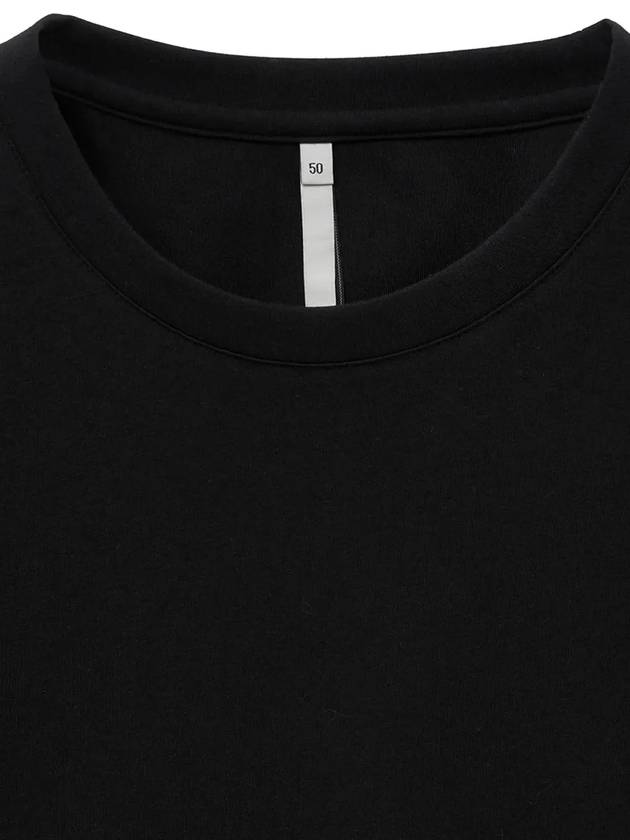 pintuck half t shirt black - NOIRER - BALAAN 5