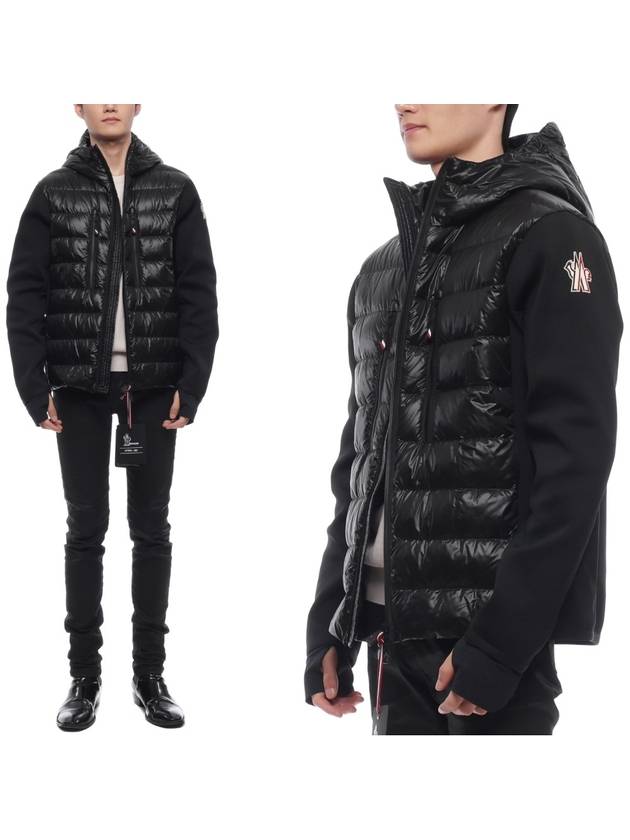 Padded hood zip up black - MONCLER - BALAAN 2