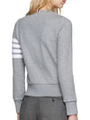 Engineered 4 Bar Stripe Loopback Jersey Knit Crewneck Sweatshirt Navy - THOM BROWNE - BALAAN 9