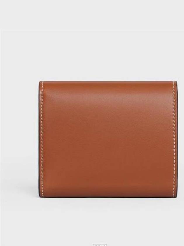 Triomphe Small Half Wallet Tan - CELINE - BALAAN 4