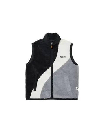 KODAK Apparel Kodachrome Stan Neck Fleece Vest NAVY - KODO - BALAAN 1