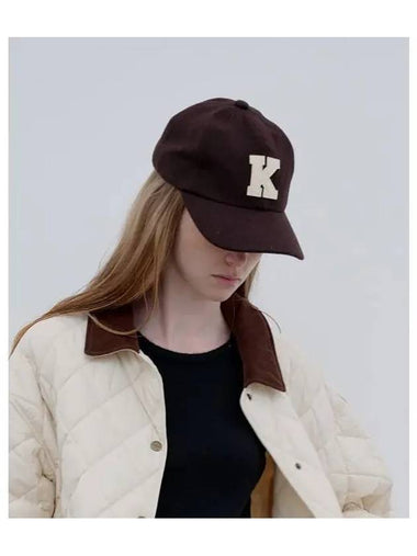 Woolfeld K Logo Cap KD3CPG3102FBRN - KEDS - BALAAN 1