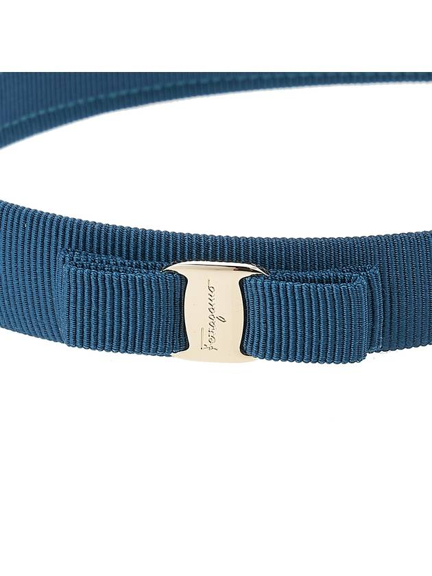 Ferragamo Women's Vara Hairband 34 0086 MEDITERRANEO BLUE 0759761 - SALVATORE FERRAGAMO - BALAAN 6