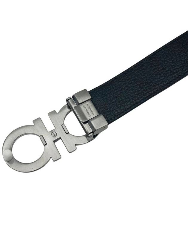 Ferragamo Gancini Reversible Belt 675542 - SALVATORE FERRAGAMO - BALAAN 4