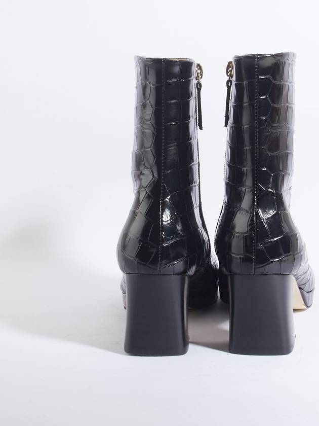 Women's Leather Ankle Boots Black JWSM29BL - JE LA CONNAIS - BALAAN 6