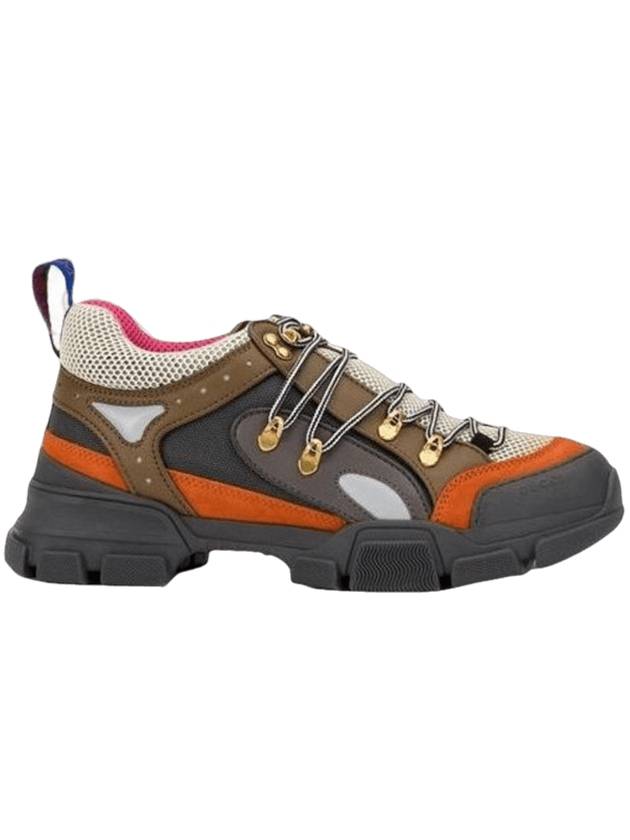 Flashtrek Low-Top Sneakers Brown Orange - GUCCI - BALAAN 1