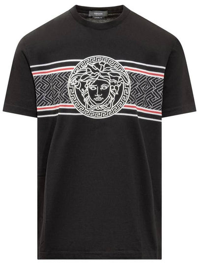 Long Sleeve T-Shirt 10084621A06052 1B000 BLACK - VERSACE - BALAAN 2