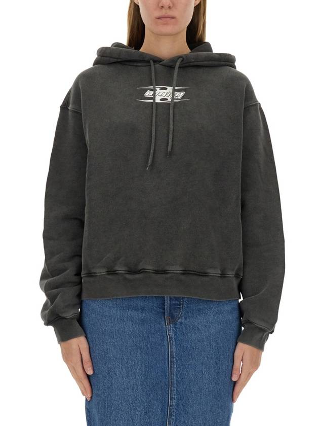 SWEATSHIRT WITH LOGO - ALEXANDER WANG - BALAAN 1